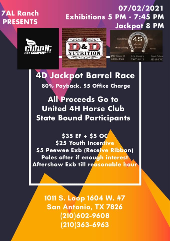 4D Jackpot Barrel Race